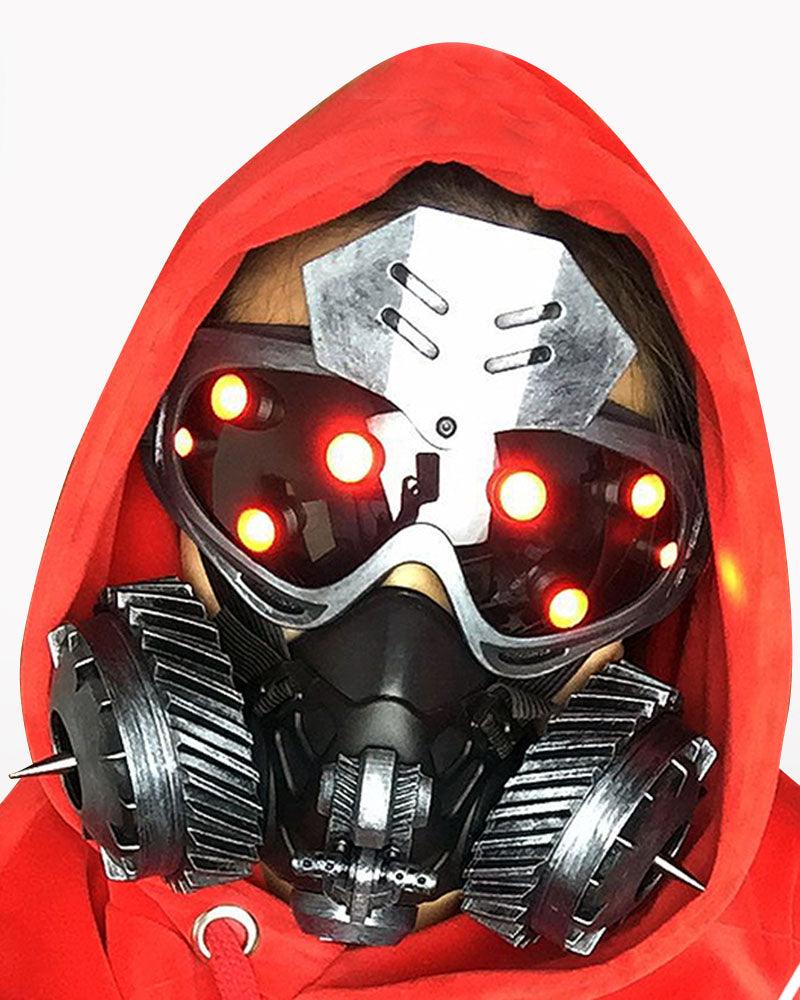 Cyberpunk Futuristic Goggles And Mask (Sold Separately)