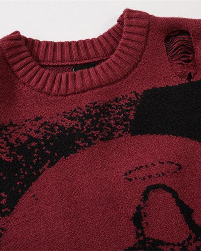 Darkwear Chain Crewneck Sweater