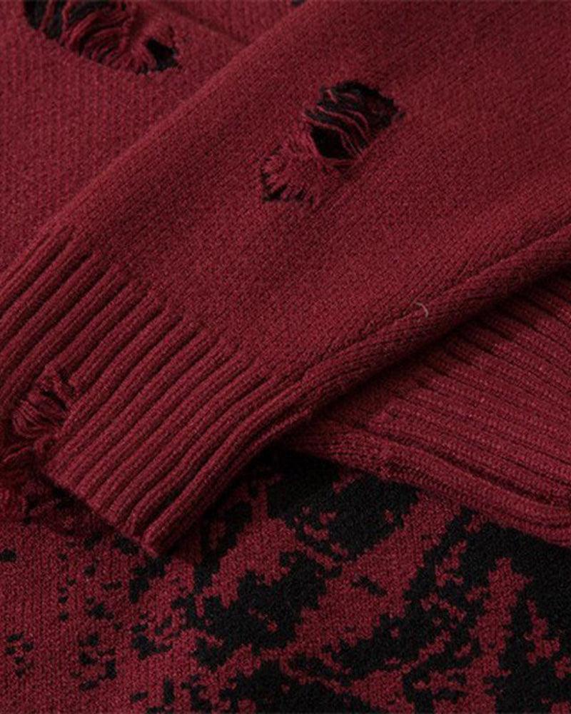 Darkwear Chain Crewneck Sweater