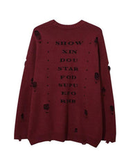 Darkwear Chain Crewneck Sweater