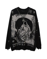 Darkwear Chain Crewneck Sweater