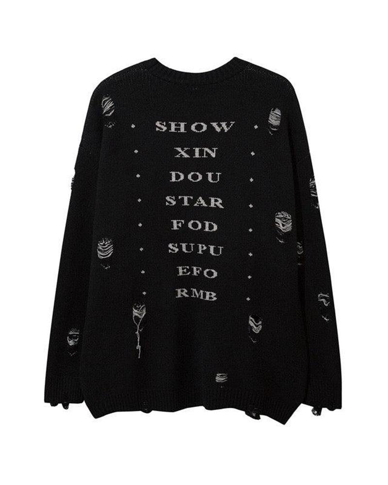 Darkwear Chain Crewneck Sweater