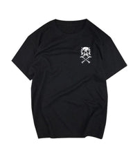 Skull Pioneer Rock Punk Graphic T-Shirt