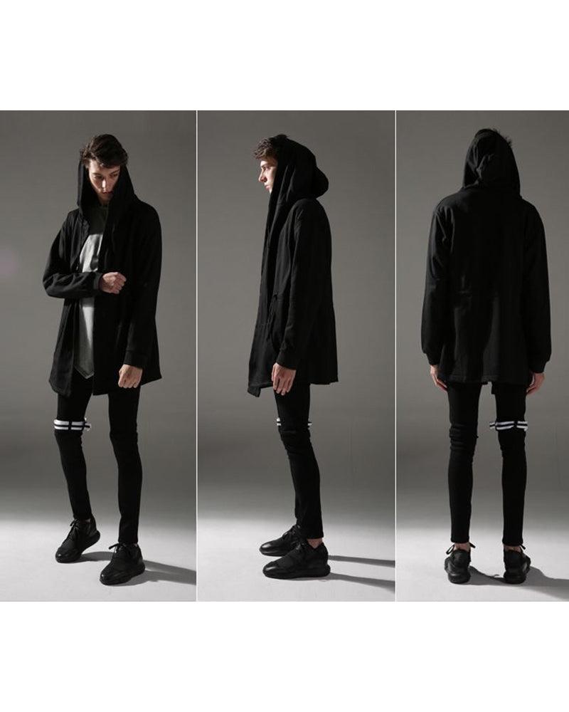 Ninja Costume Black Hooded Cloak
