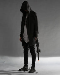 Ninja Costume Black Hooded Cloak