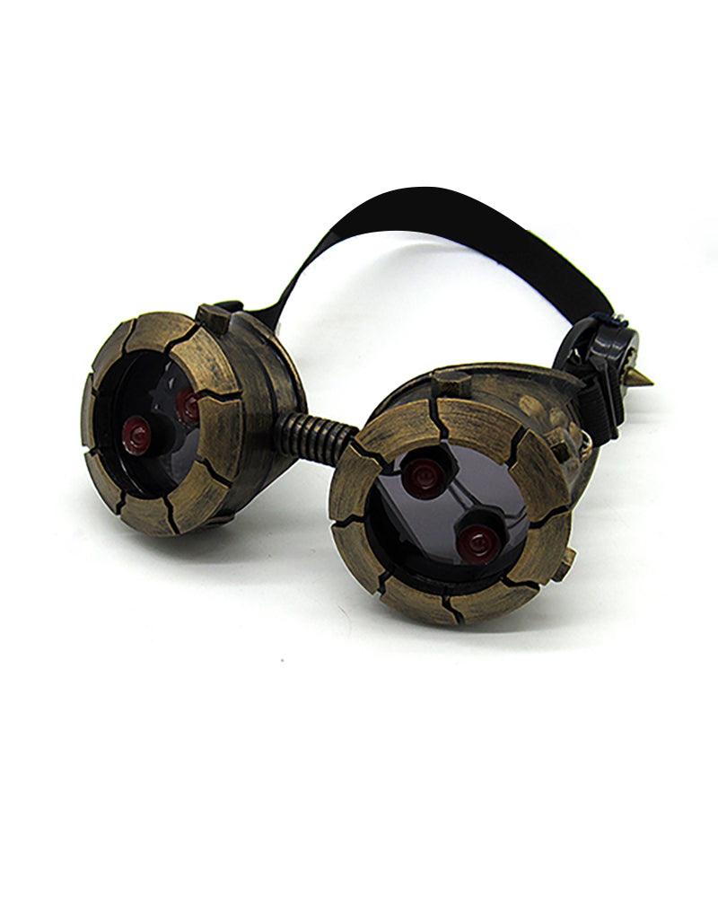 Cyberpunk Steampunk Glow Goggles And Mask (Sold Separately)