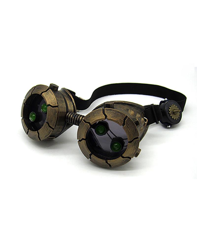 Cyberpunk Steampunk Glow Goggles And Mask (Sold Separately)