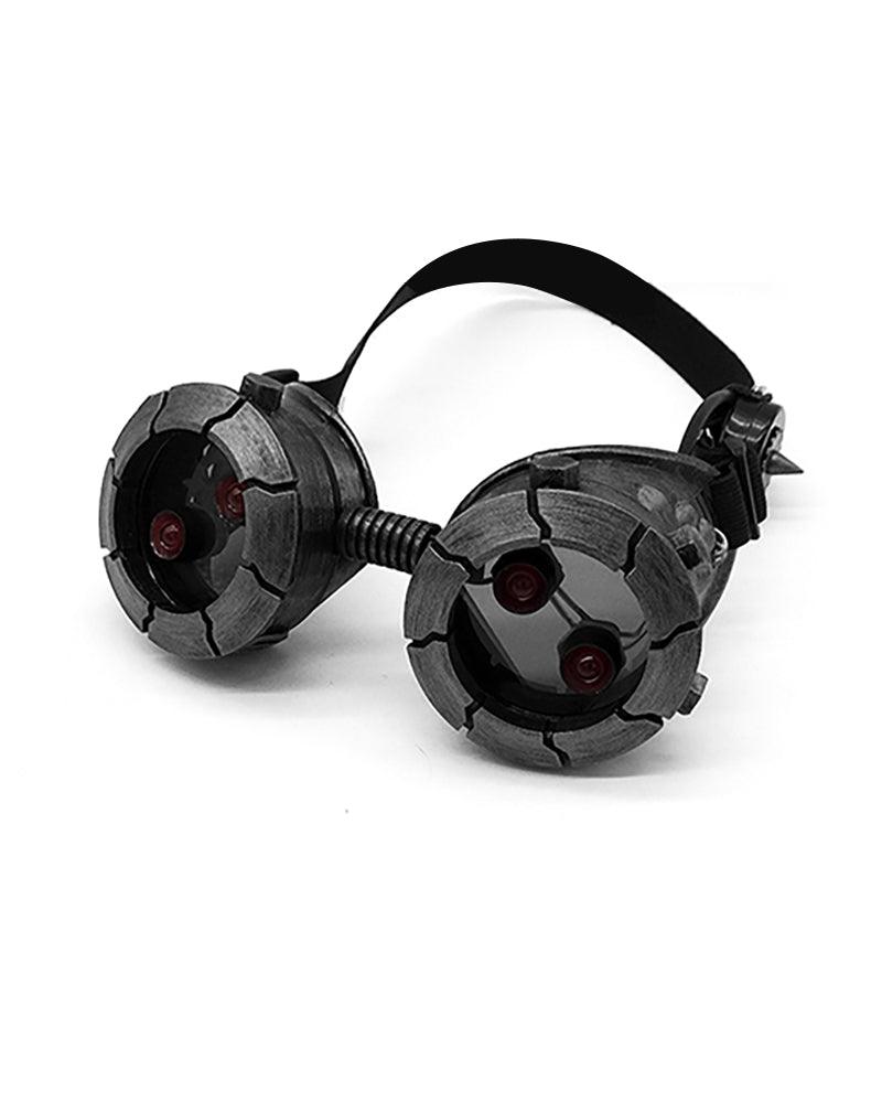 Cyberpunk Steampunk Glow Goggles And Mask (Sold Separately)