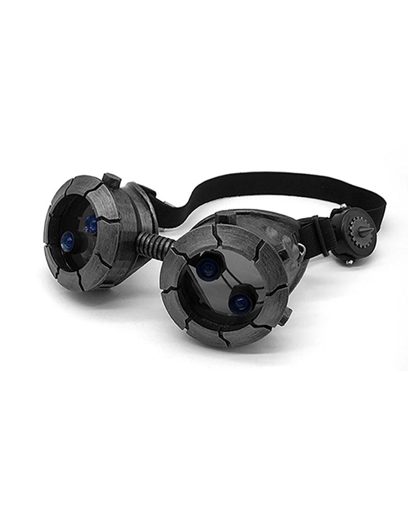 Cyberpunk Steampunk Glow Goggles And Mask (Sold Separately)