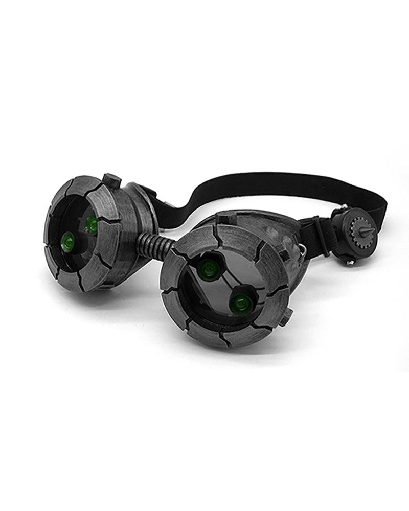 Cyberpunk Steampunk Glow Goggles And Mask (Sold Separately)