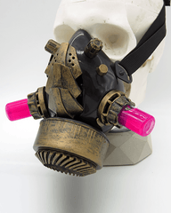 Cyberpunk Steampunk Glow Goggles And Mask (Sold Separately)