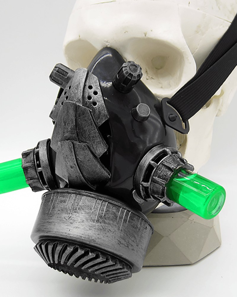 Cyberpunk Steampunk Glow Goggles And Mask (Sold Separately)