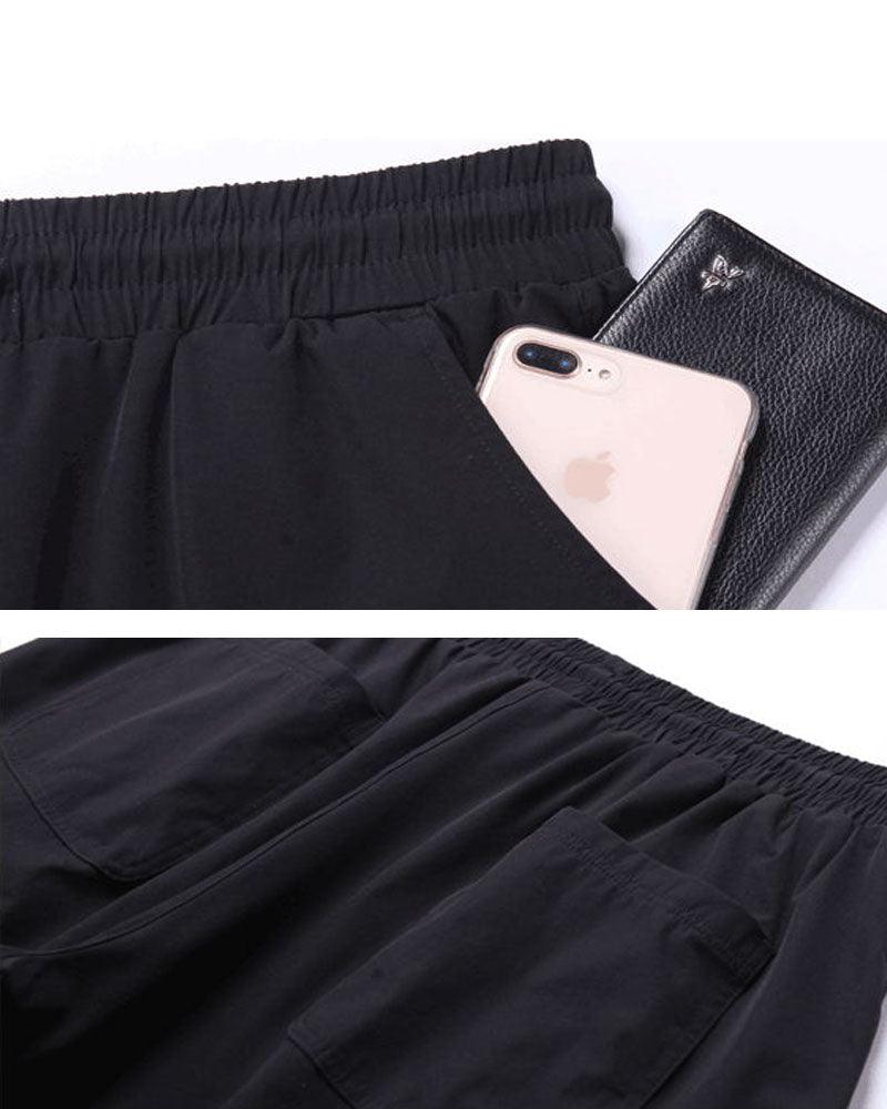 Summer Pockets Ice Silk Shorts