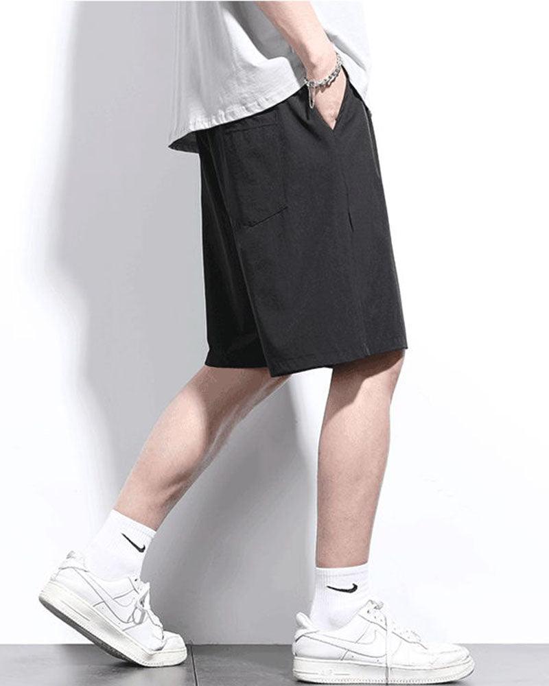 Summer Pockets Ice Silk Shorts