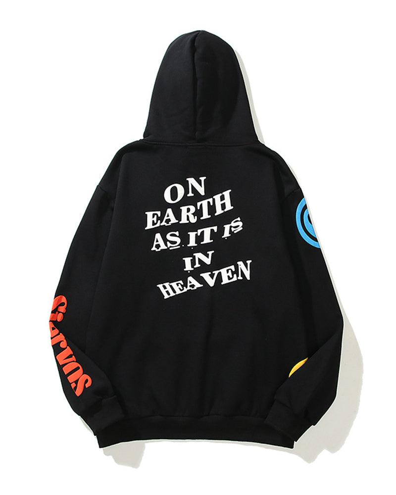 Streetwear Letter Graffiti Hoodie