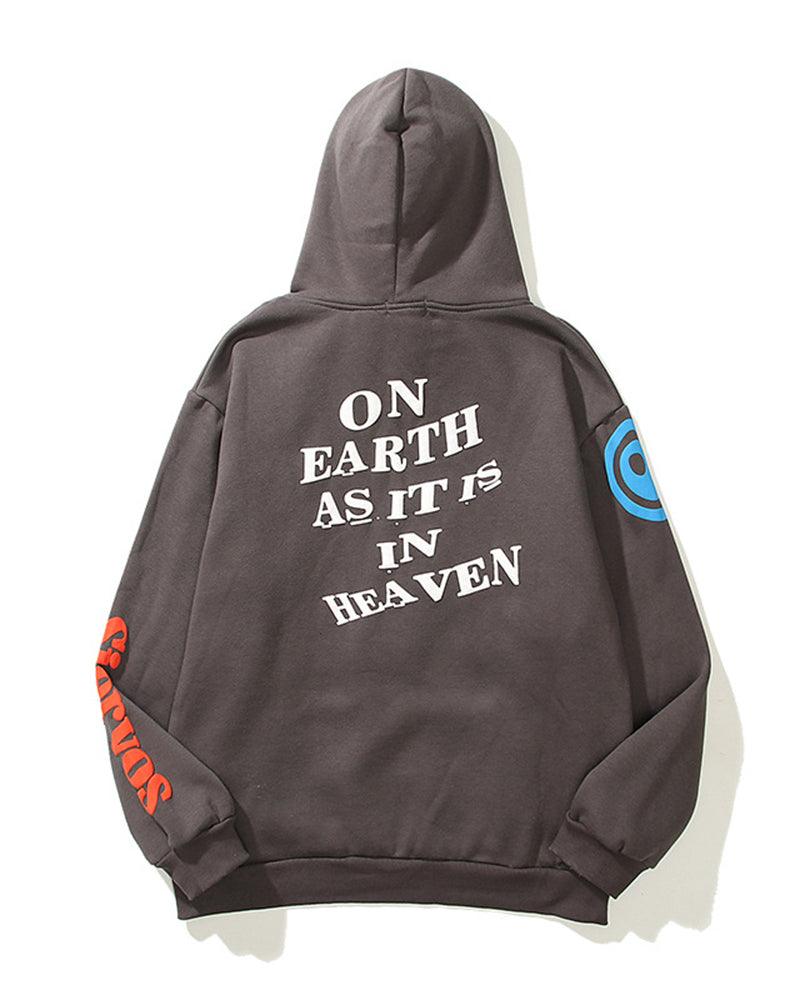 Streetwear Letter Graffiti Hoodie