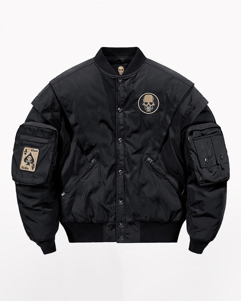 Winter Skull Bomber Jacket