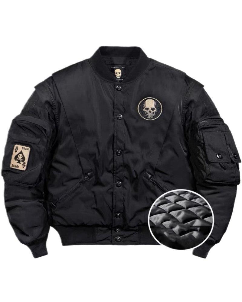 Winter Skull Bomber Jacket