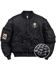Winter Skull Bomber Jacket