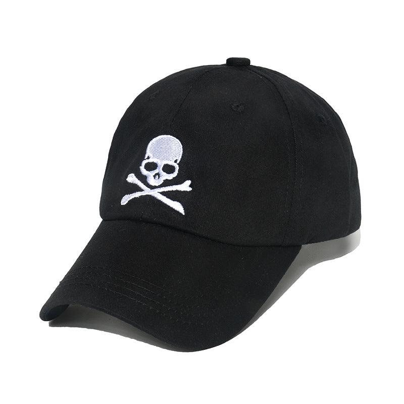 Black Skull Cap