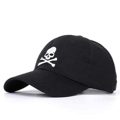Black Skull Cap