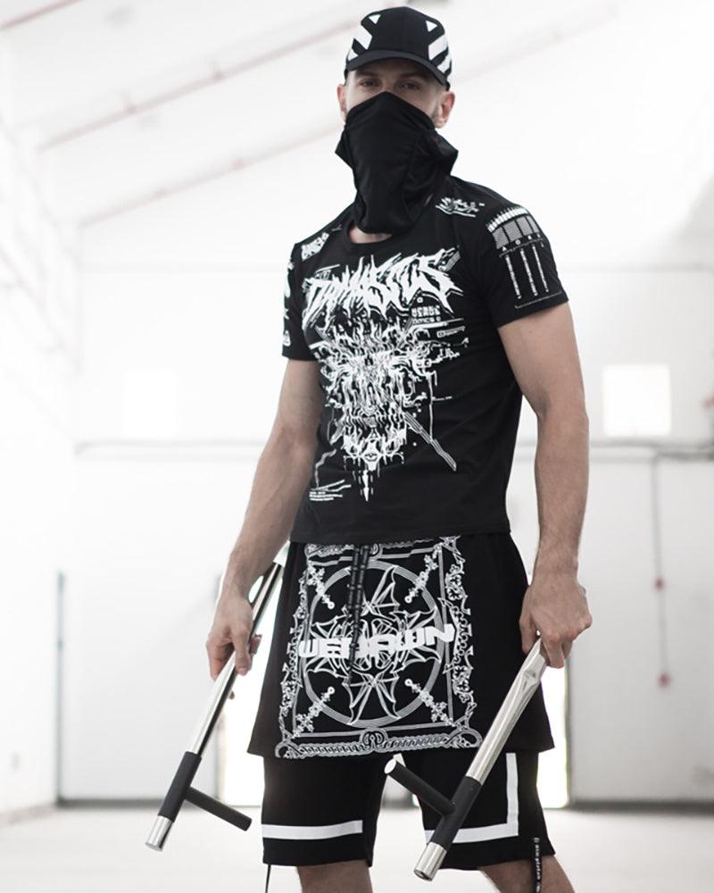 Cyber Rock Punk Shorts