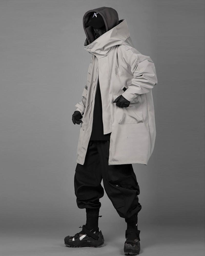 Fake Two-piece Utility Long Coat