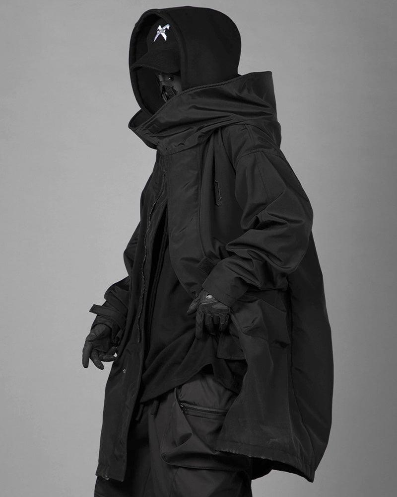 Fake Two-piece Utility Long Coat