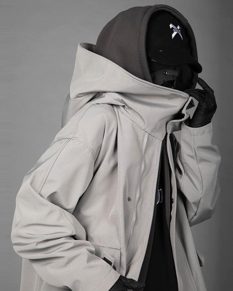 Fake Two-piece Utility Long Coat