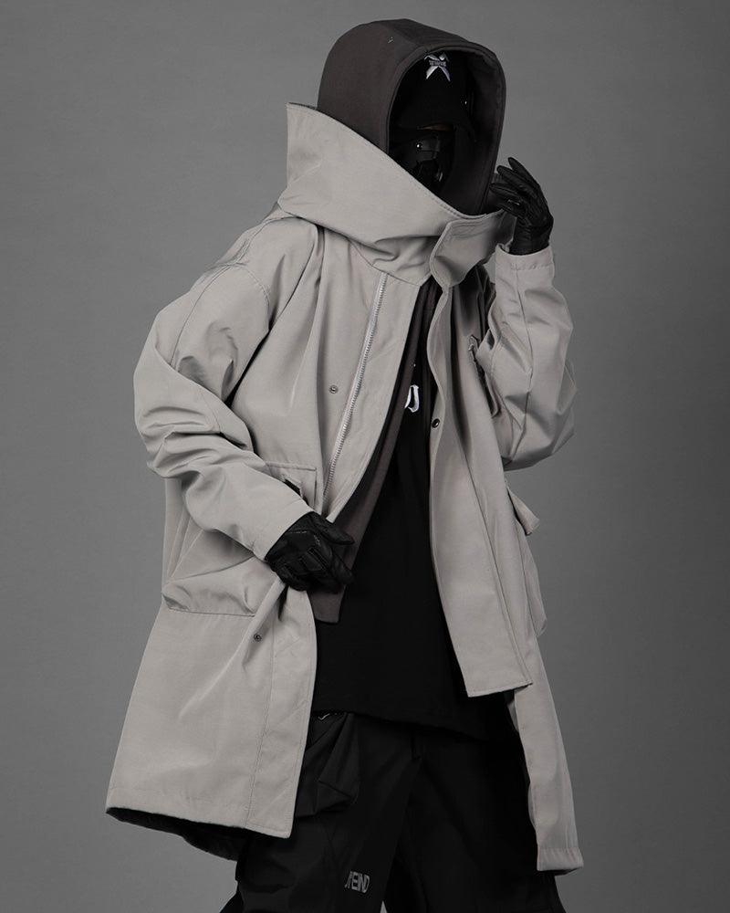 Fake Two-piece Utility Long Coat