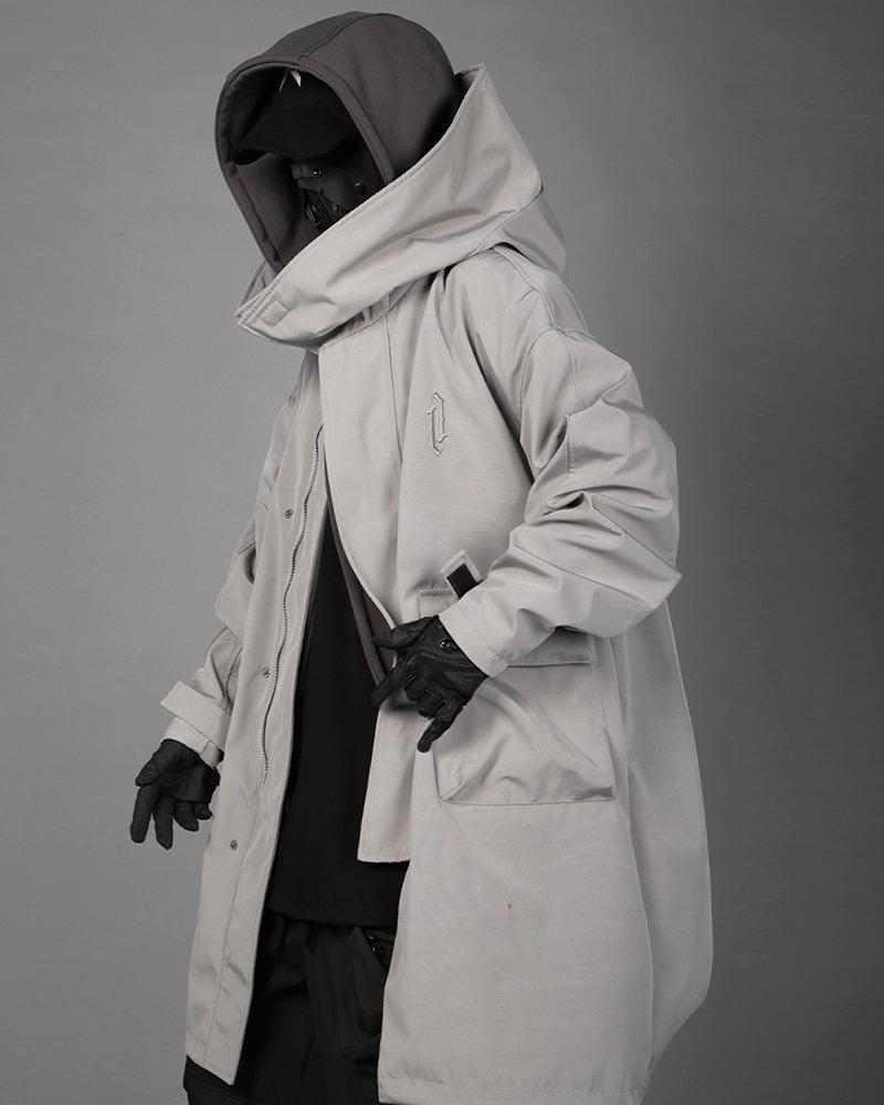 Fake Two-piece Utility Long Coat
