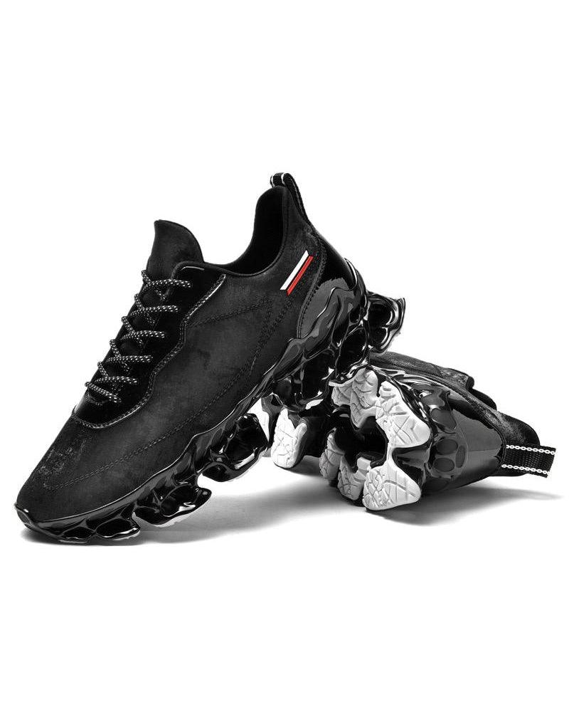 Frosted Leather Sneakers