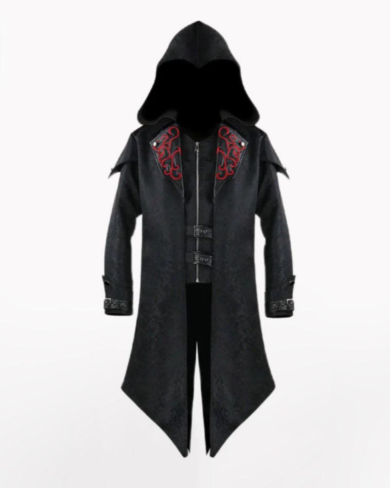 Gothic Tuxedo Unisex Long Coat