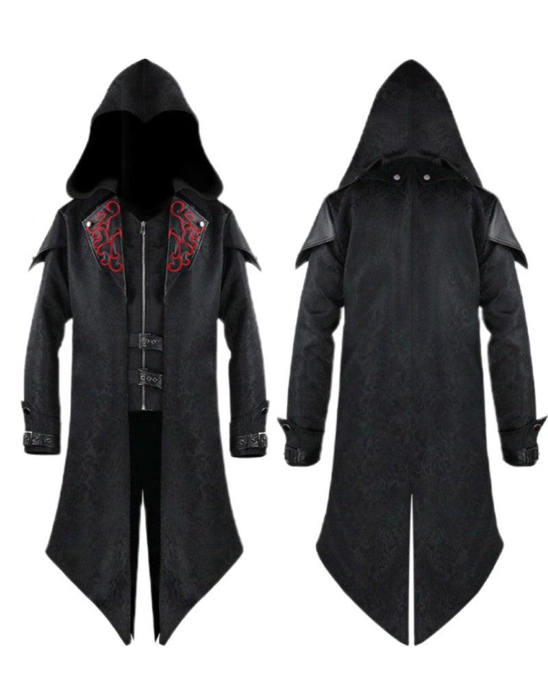 Gothic Tuxedo Unisex Long Coat