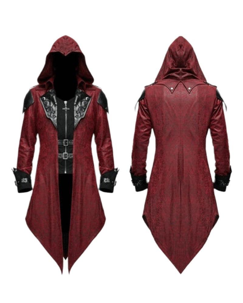 Gothic Tuxedo Unisex Long Coat
