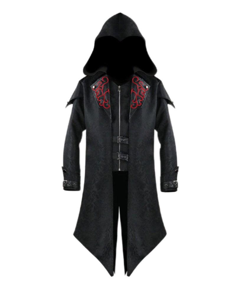 Gothic Tuxedo Unisex Long Coat
