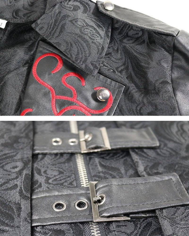 Gothic Tuxedo Unisex Long Coat