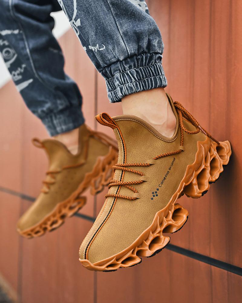 Microfiber Leather Sneakers