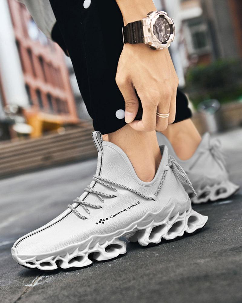 Microfiber Leather Sneakers