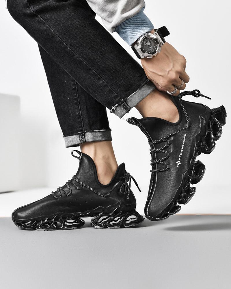 Microfiber Leather Sneakers
