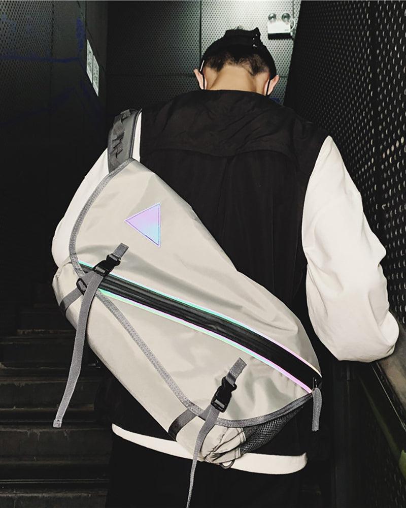 Large Reflective Messenger Bag