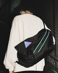 Large Reflective Messenger Bag
