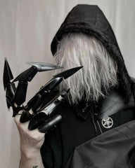 Cyberpunk Ghost Claw Articulated Fingers Gloves