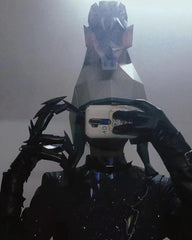 Cyberpunk Ghost Claw Articulated Fingers Gloves