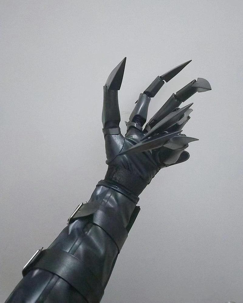 Cyberpunk Ghost Claw Articulated Fingers Gloves