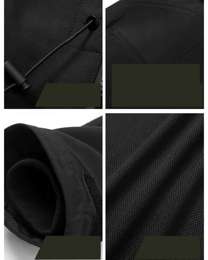 Futuristic Cyberpunk Unisex Hooded Jacket