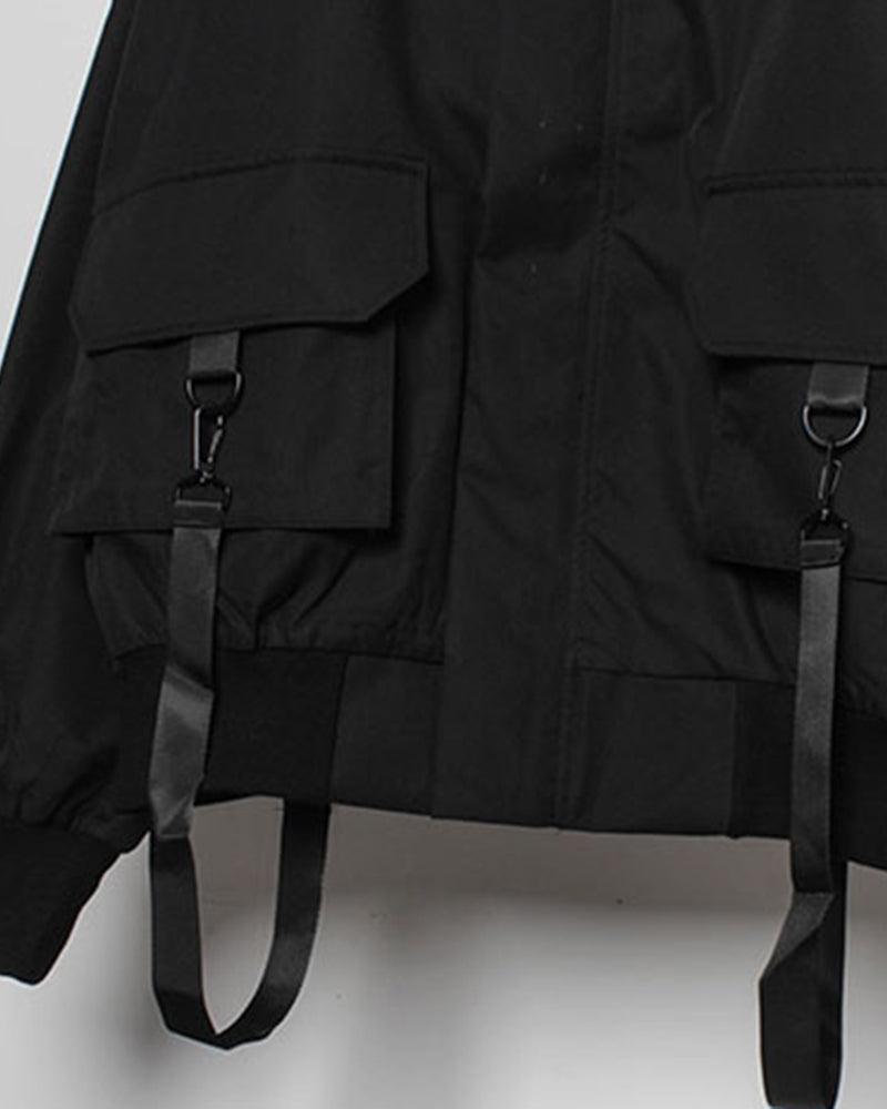 Outfits Ribbon Hooded Jacket