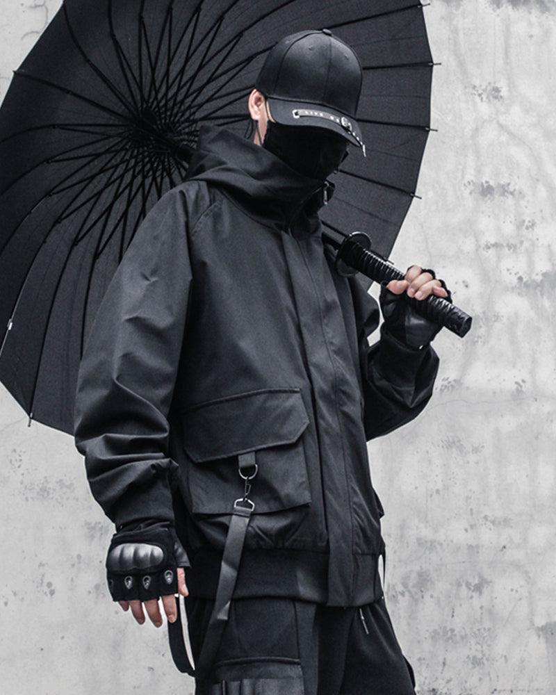 Outfits Ribbon Hooded Jacket