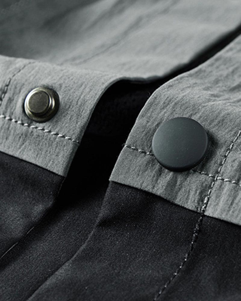Fake Two-Piece Short Sleeve Shirt