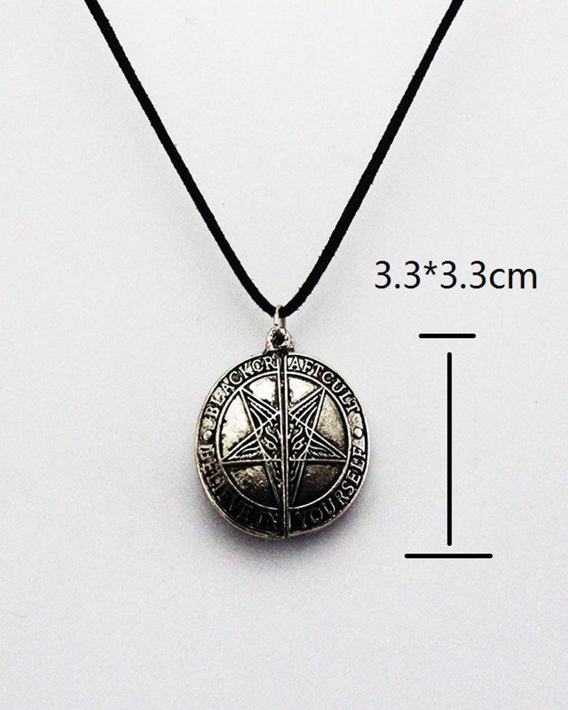 Time To Fly Mechanical Pentagram Necklace